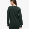 Abito in jersey con logo metallico di lusso
