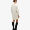 Abito maglione con scollo a V
