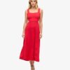 Abito midi in jersey con cut-out