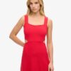 Abito midi in jersey con cut-out