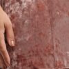 Abito mini con spalline in velluto