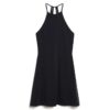 Abito mini in jersey con gonna svasata