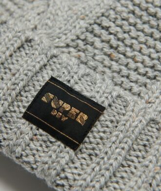 Berretto a maglia intrecciata
