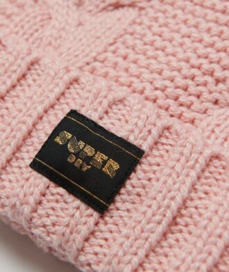Berretto a maglia intrecciata