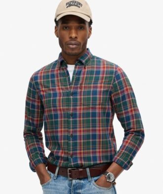 Camicia a quadri Vintage in Organic Cotton