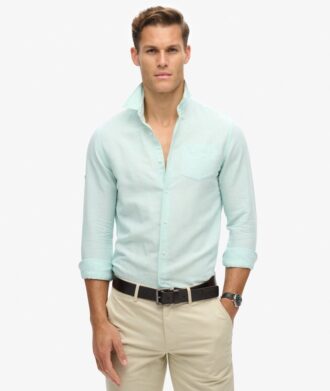 Camicia button-down in lino Organic Cotton Studios