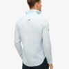 Camicia casual in lino a maniche lunghe