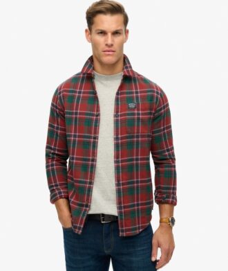 Camicia da boscaiolo in cotone a maniche lunghe