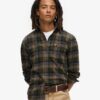 Camicia da boscaiolo in cotone a maniche lunghe