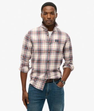 Camicia da boscaiolo in cotone a maniche lunghe