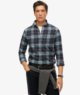Camicia da boscaiolo in cotone a maniche lunghe