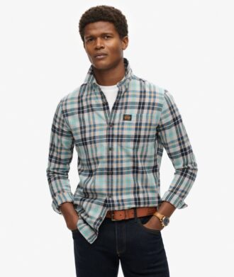 Camicia da boscaiolo in cotone a maniche lunghe