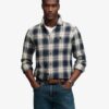 Camicia da boscaiolo in cotone a maniche lunghe