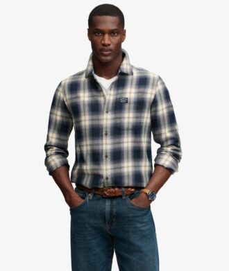 Camicia da boscaiolo in cotone a maniche lunghe