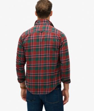 Camicia da boscaiolo in cotone a maniche lunghe