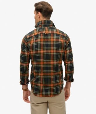 Camicia da boscaiolo in cotone a maniche lunghe