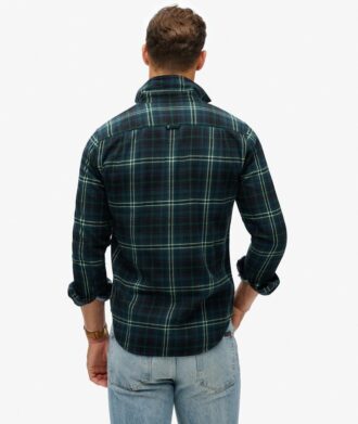Camicia da boscaiolo in cotone a maniche lunghe
