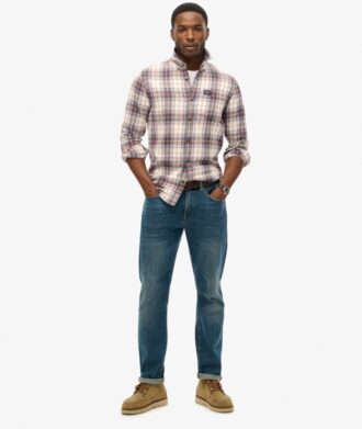 Camicia da boscaiolo in cotone a maniche lunghe