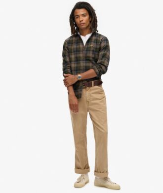 Camicia da boscaiolo in cotone a maniche lunghe