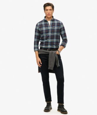Camicia da boscaiolo in cotone a maniche lunghe