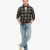 Camicia da boscaiolo in cotone a maniche lunghe