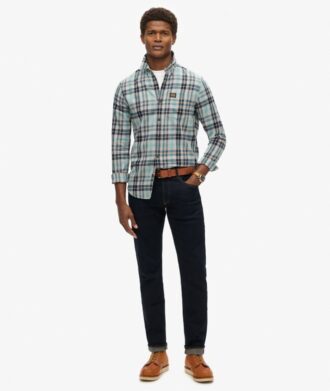 Camicia da boscaiolo in cotone a maniche lunghe