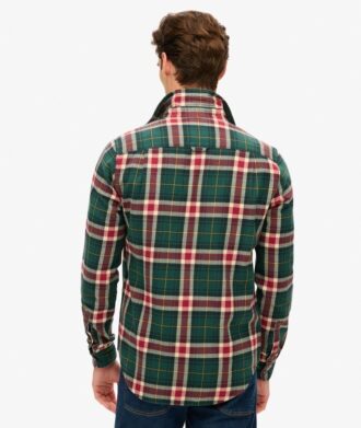 Camicia da boscaiolo in cotone a maniche lunghe