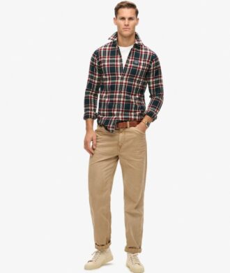 Camicia da boscaiolo in cotone a maniche lunghe