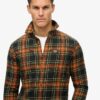 Camicia da boscaiolo in cotone a maniche lunghe