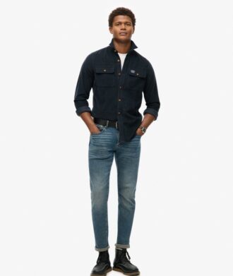 Camicia da lavoro in velluto a coste