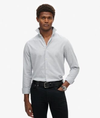 Camicia elegante in cotone a maniche lunghe