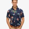 Camicia hawaiana a maniche corte