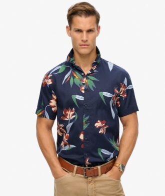 Camicia hawaiana a maniche corte