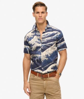 Camicia hawaiana a maniche corte