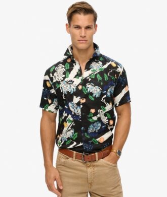 Camicia hawaiana a maniche corte