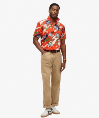 Camicia hawaiana a maniche corte