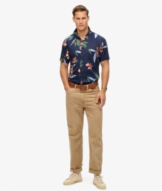 Camicia hawaiana a maniche corte