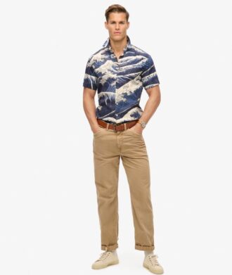 Camicia hawaiana a maniche corte
