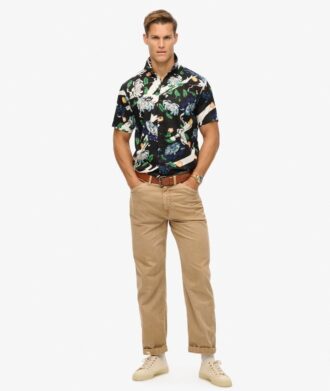 Camicia hawaiana a maniche corte