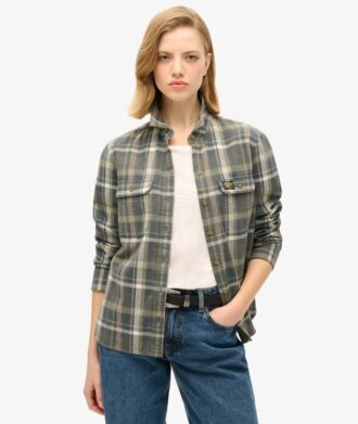 Camicia in flanella a quadri da boscaiolo
