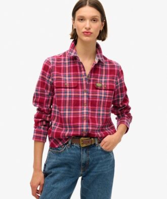 Camicia in flanella a quadri da boscaiolo