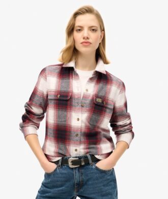 Camicia in flanella a quadri da boscaiolo