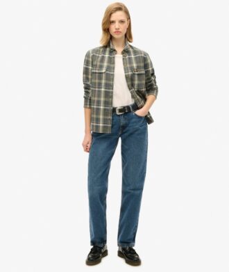 Camicia in flanella a quadri da boscaiolo