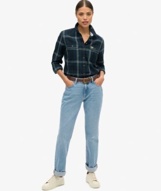 Camicia in flanella a quadri da boscaiolo