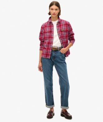 Camicia in flanella a quadri da boscaiolo