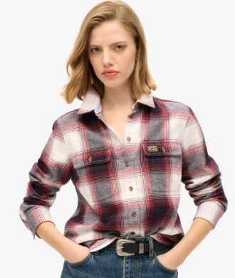 Camicia in flanella a quadri da boscaiolo