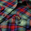 Camicia in flanella a quadri da boscaiolo