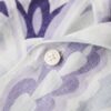 Camicia in lino stampata con colletto aperto