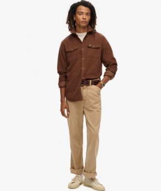 Camicia in velluto a coste dal taglio morbido Trailsman