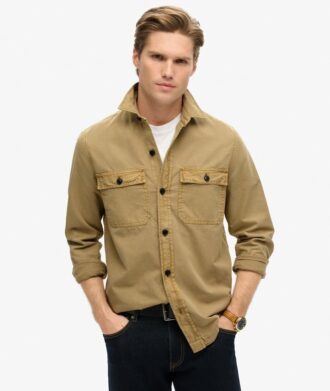 Camicia militare a maniche lunghe